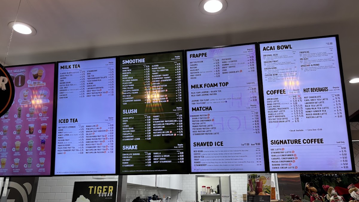 It's Boba Time Vermont Menu - Image 1